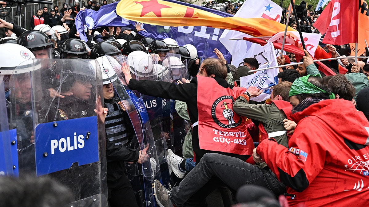 Saraçhane'de gerilim