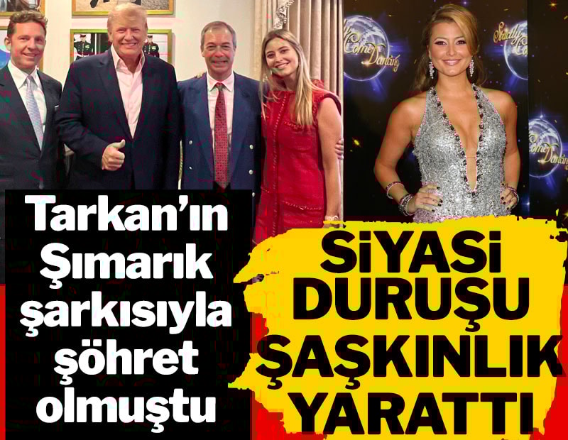 Tarkan'ın Şımarık şarkısıyla meşhur olmuştu: Ünlü şarkıcı Trump'ın safına katıldı