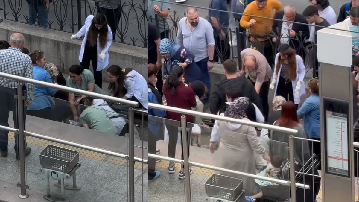 Arkadaşlarıyla şakalaşırken tramvayın altına düşen çocuk yaralandı