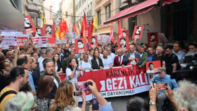 Taksim’de Gezi eylemi