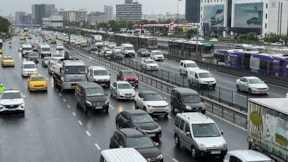 İstanbul'da trafik kilit  