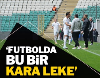 Vanspor FK Teknik Direktörü Ümit Bozkurt: Futbolda bu bir kara leke