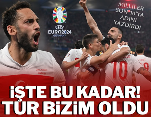 Türkiye Çekya'yı devirdi! EURO 2024'te son 16'ya kaldık!