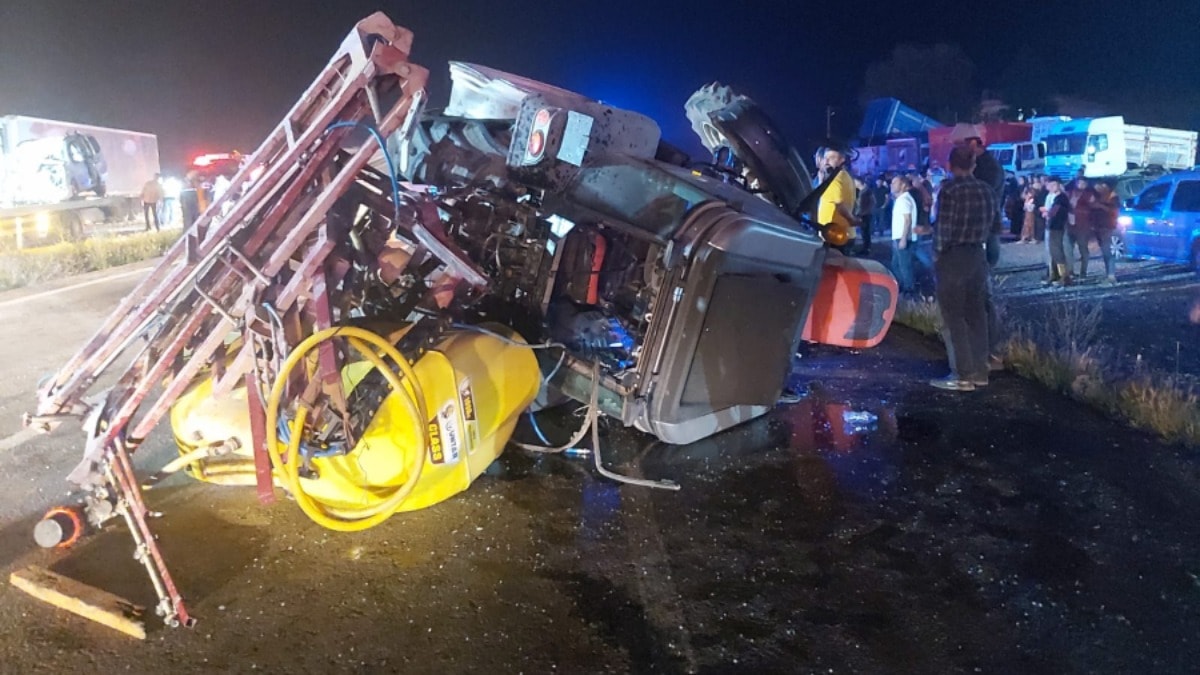 Yozgat'ta zincirleme kaza: 1 ölü