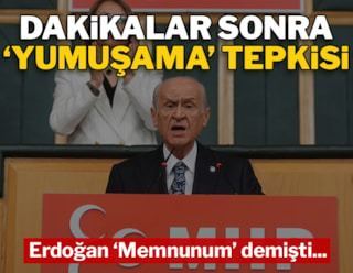 Erdoğan 'memnunum' demişti... Bahçeli'den 'yumuşama' tepkisi