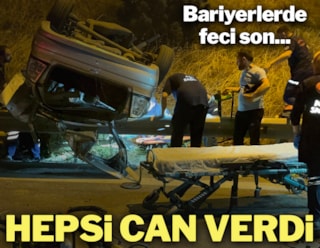 Kocaeli'de bariyere çarpan otomobildeki 3 kişi öldü