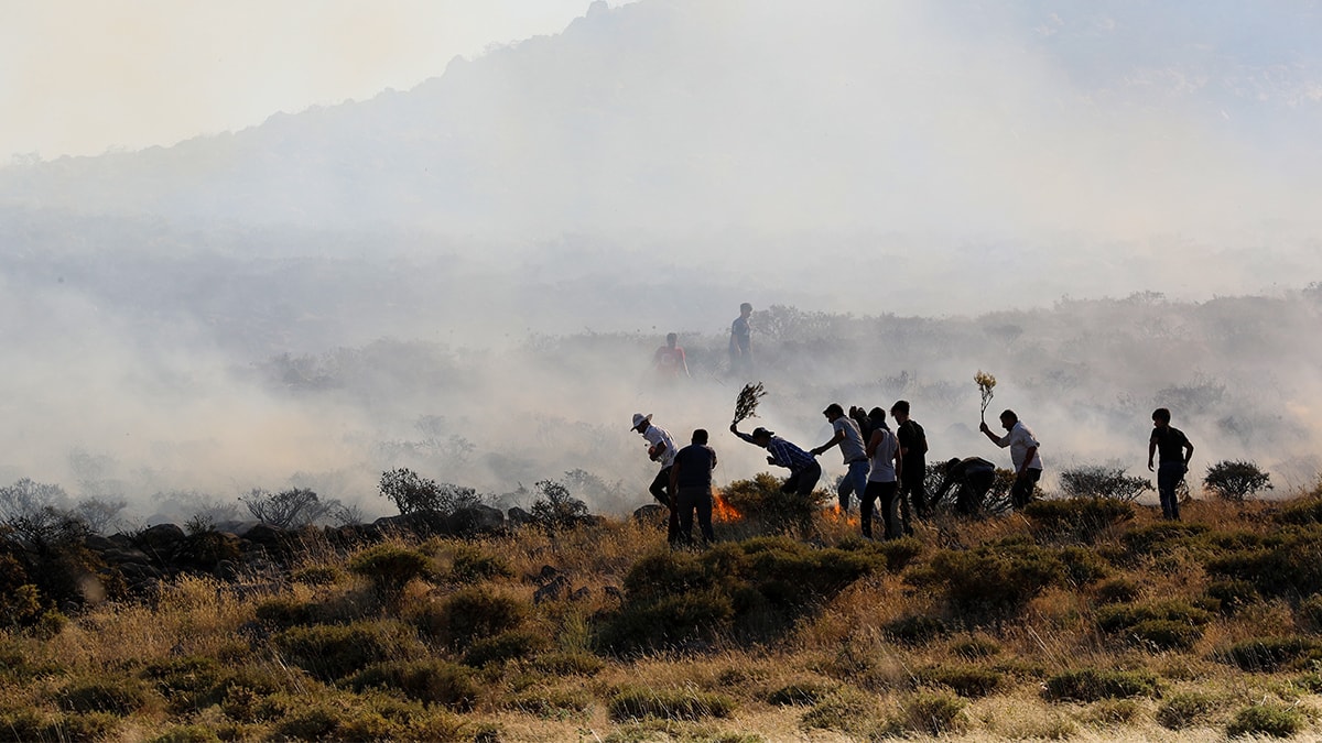 Diyarbakır’da anız yangını: Yaralılar var
