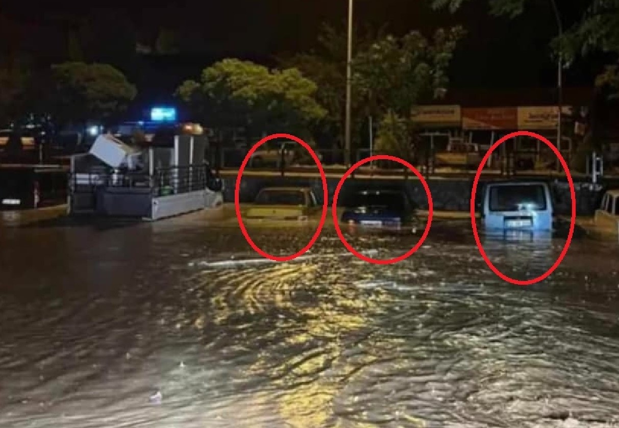 Sivas'ı sağanak vurdu araçlar su altında kaldı