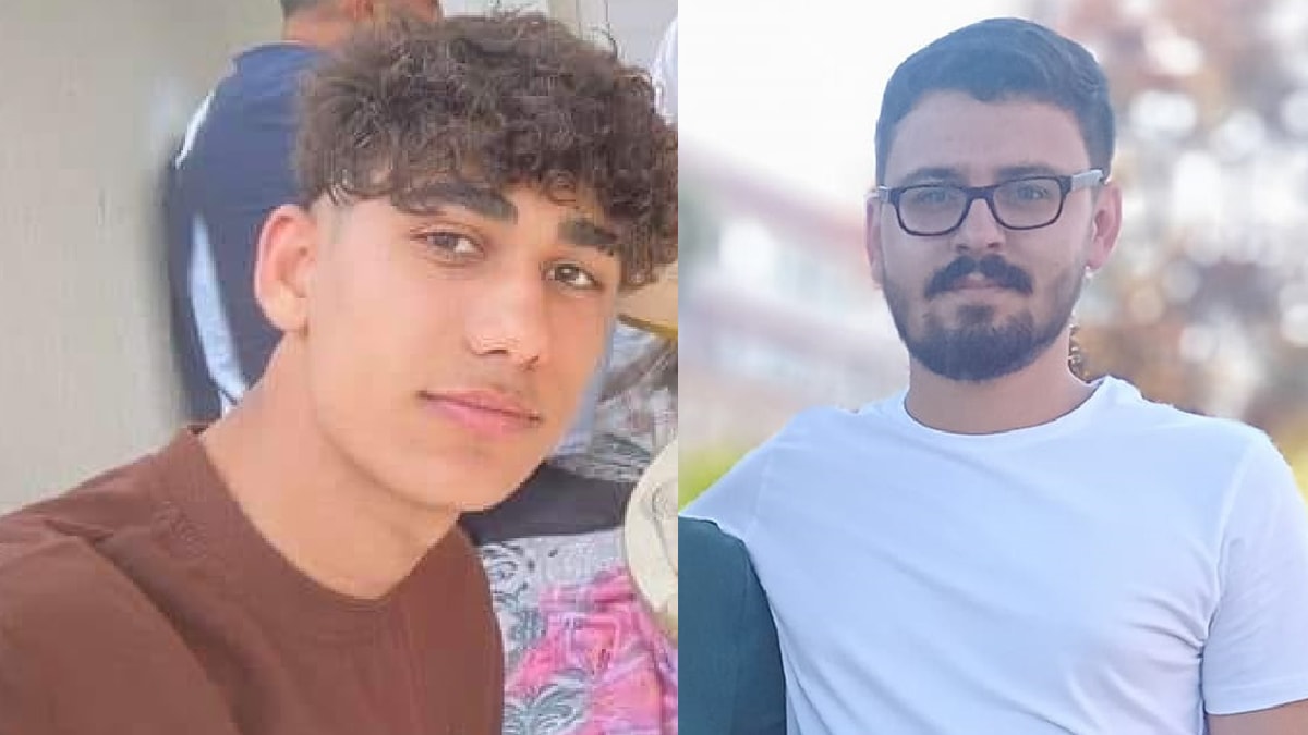 Bariyerlere çarpan araçta iki genç can verdi