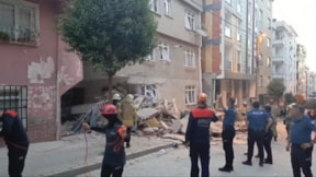 İstanbul'da 4 katlı binada çöktü: Çalışmalar başladı