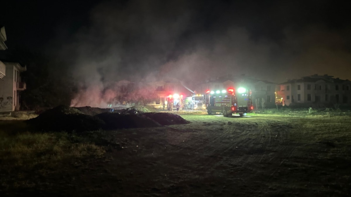 İzmir'de yangın: Alevler 2 metruk villaya sıçradı