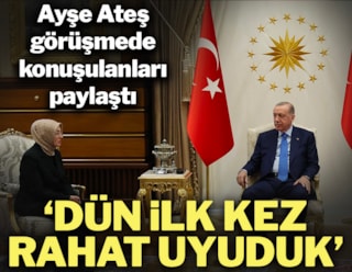 Ayşe Ateş, Erdoğan'la konuştuklarını paylaştı