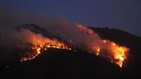 Denizli'deki orman yangını söndürülemedi... Tahliyeler sürüyor