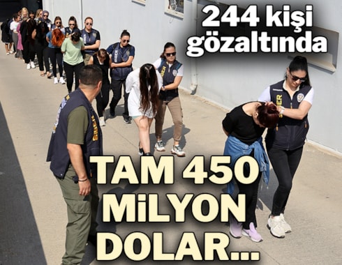 Bahis çetesine operasyon: 244 kişiye gözaltı