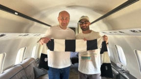 Beşiktaş'ın yıldızı Acun Ilıcalı'nın uçağıyla geldi