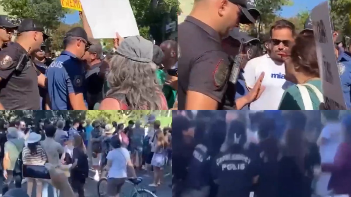 Adalar'daki eyleme polis müdahalesi: Gözaltılar var