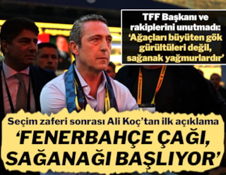 Ali Koç: "Fenerbahçe sağanak yağmuruna herkes hazır olsun"