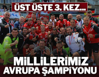 Türkiye Ampute Futbol Milli Takımı EURO 2024 şampiyonu!