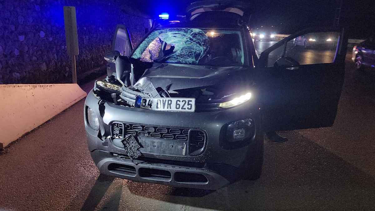 Amasya'da korkunç kaza! Otomobilin çarptığı yaya öldü