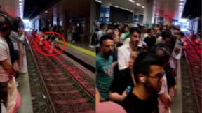İstanbul'da iki metro hattında arıza yaşandı: Yolcular raylara yürüdü