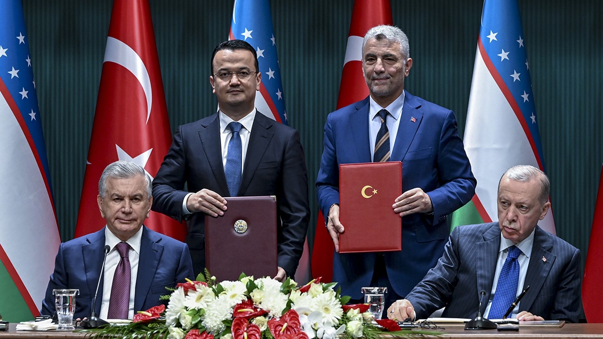 Türkiye ile Özbekistan arasında 18 anlaşma imzalandı