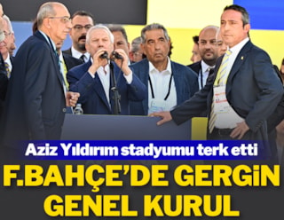 Fenerbahçe'de gergin genel kurul