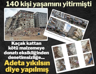 140 kişinin öldüğü binaya kaçak asma kat