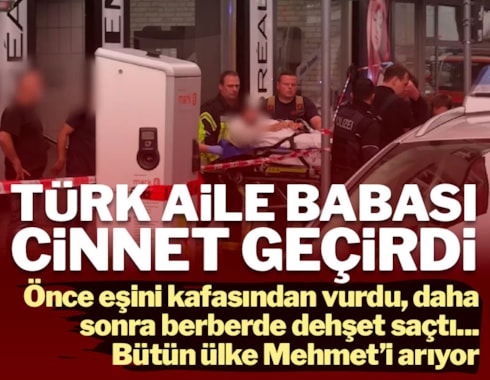 Önce eşini vurdu sonra berberde dehşet saçtı: Bütün ülke 34 yaşındaki Türk'ü arıyor