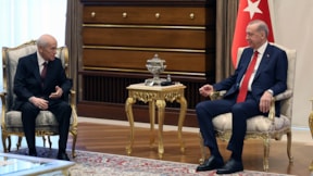 Erdoğan ve Bahçeli Beştepe'de bir araya geldi