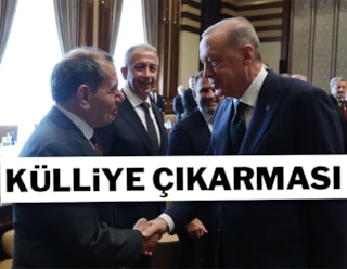 Cumhurbaşkanı Erdoğan, Galatasaray yönetimini Külliye'de ağırladı