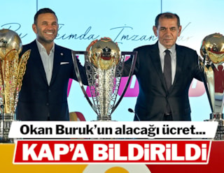Galatasaray, Okan Buruk'u KAP'a bildirdi