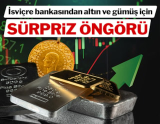 İsviçreli bankadan dikkat çeken altın ve gümüş tahmini