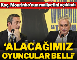 Fenerbahçe'de Ali Koç, Jose Mourinho'nun maliyetini açıkladı