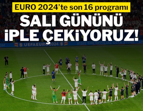 EURO 2024'te son 16 heyecanı! İşte program...