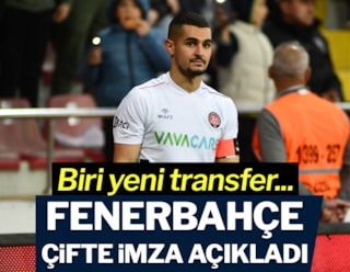 Fenerbahçe'de iki imza birden! Sezonun ilk transferi...