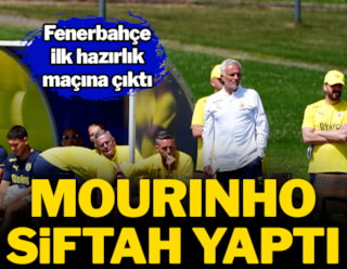 Fenerbahçe, Jose Mourinho ile ilk maçına çıktı