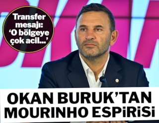 Okan Buruk'tan Jose Mourinho göndermesi ve transfer sözleri