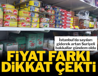 İstanbul'daki Suriye bakkalları gündem oldu: Fiyat farkı dikkat çekti