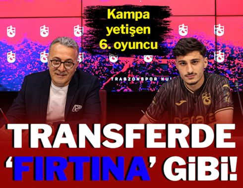 Trabzonspor 6. transferini gerçekleştirdi