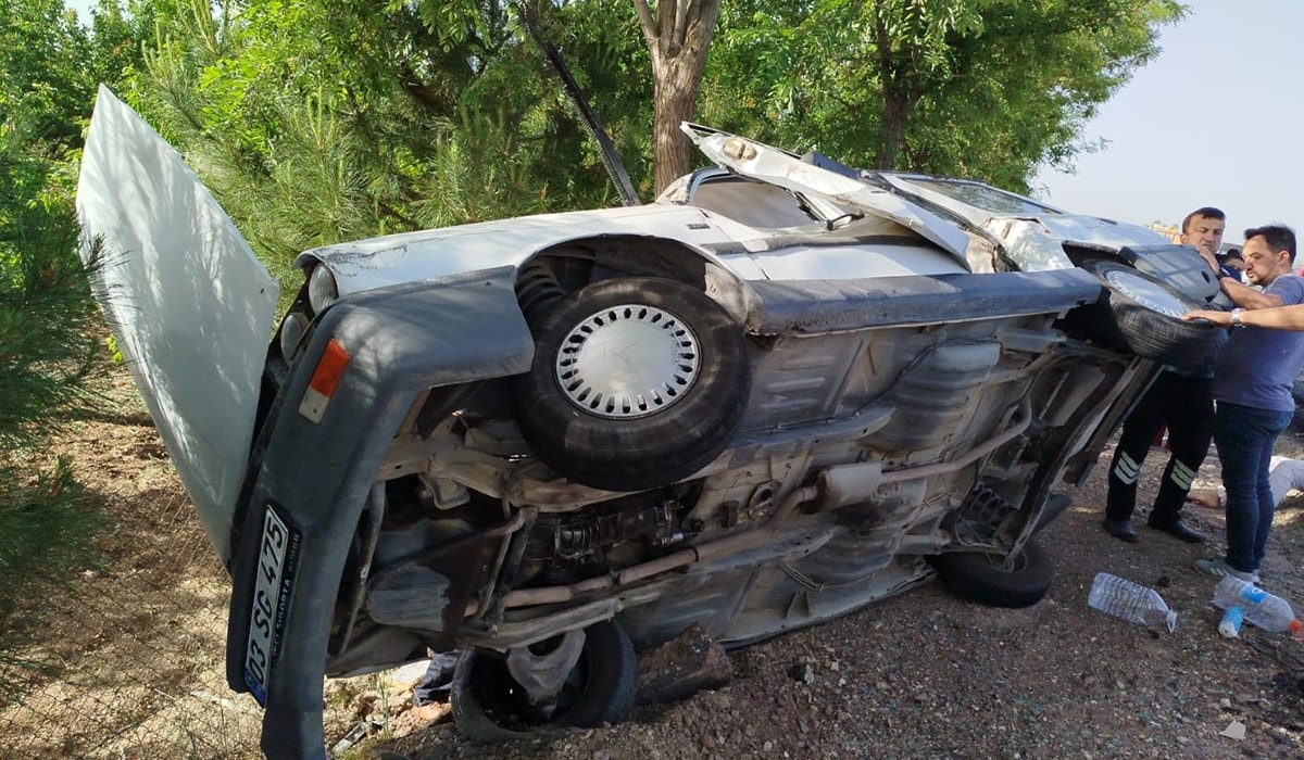 Uşak'ta feci kaza: 1 kişi öldü