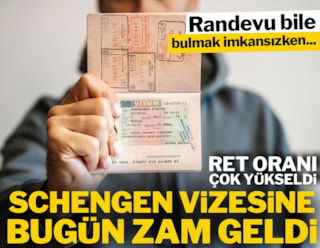 Schengen vizesine başvuracaklar dikkat: Zam geldi
