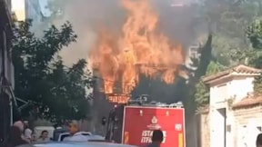 İstanbul Fatih'te yangın