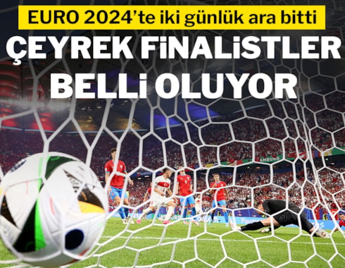EURO 2024'te çeyrek finalistler belli oluyor