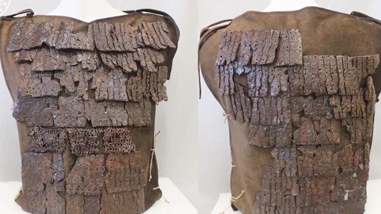 Bin 500 yıllık zırh restore edildi