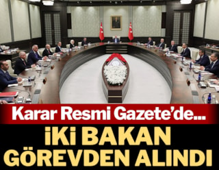 Fahrettin Koca ve Mehmet Özhaseki görevden alındı! Karar Resmi Gazete'de