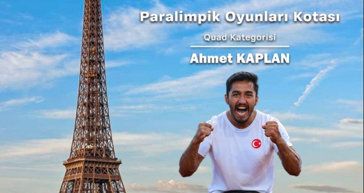 Para tenisçi Ahmet Kaplan, Paris 2024 kotası aldı