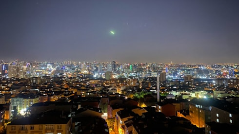 İstanbul ve çevre illerde göktaşı görüldü
