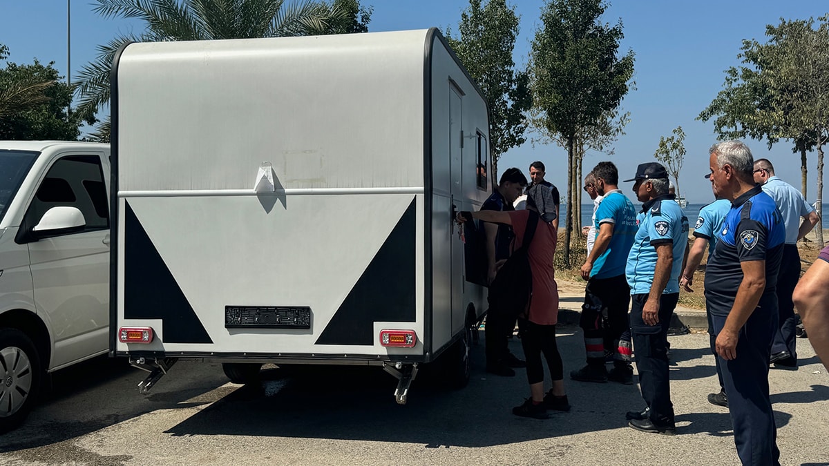 Maltepe'deki karavanlar kaldırıldı