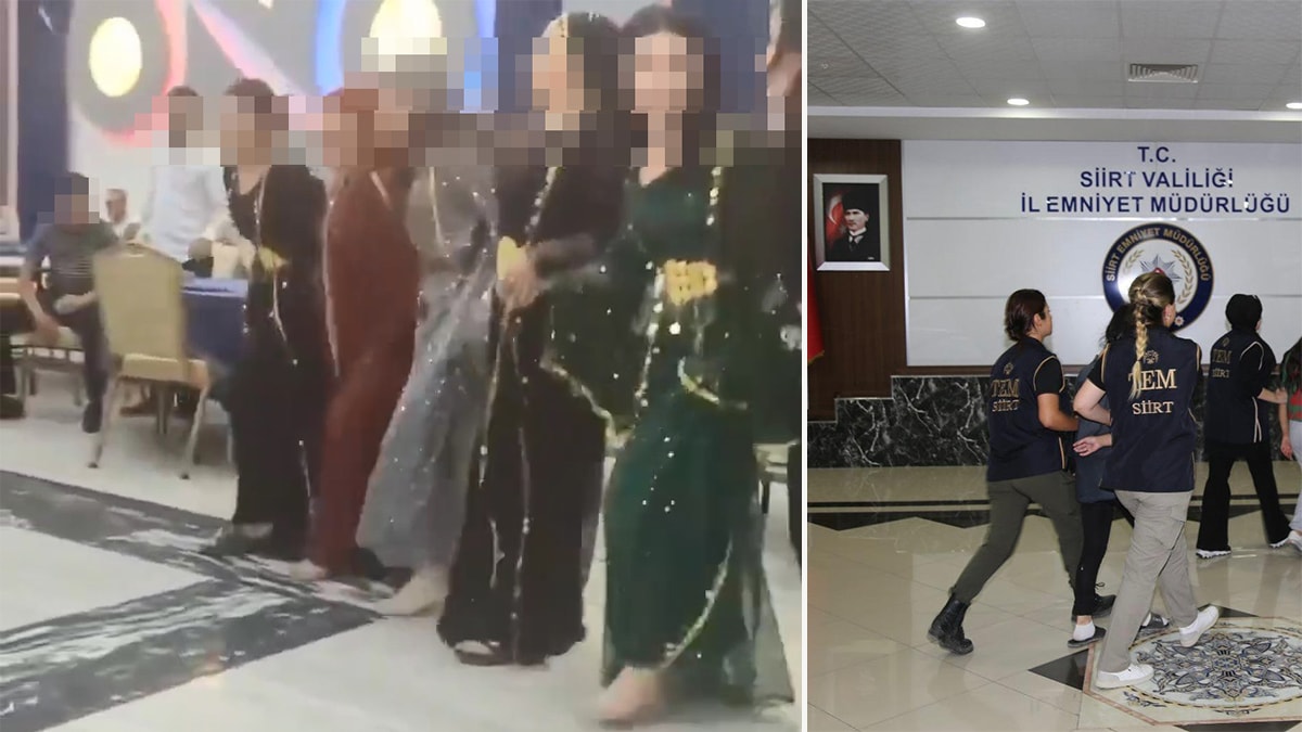 Düğünde PKK propagandası: Gözaltına alındılar