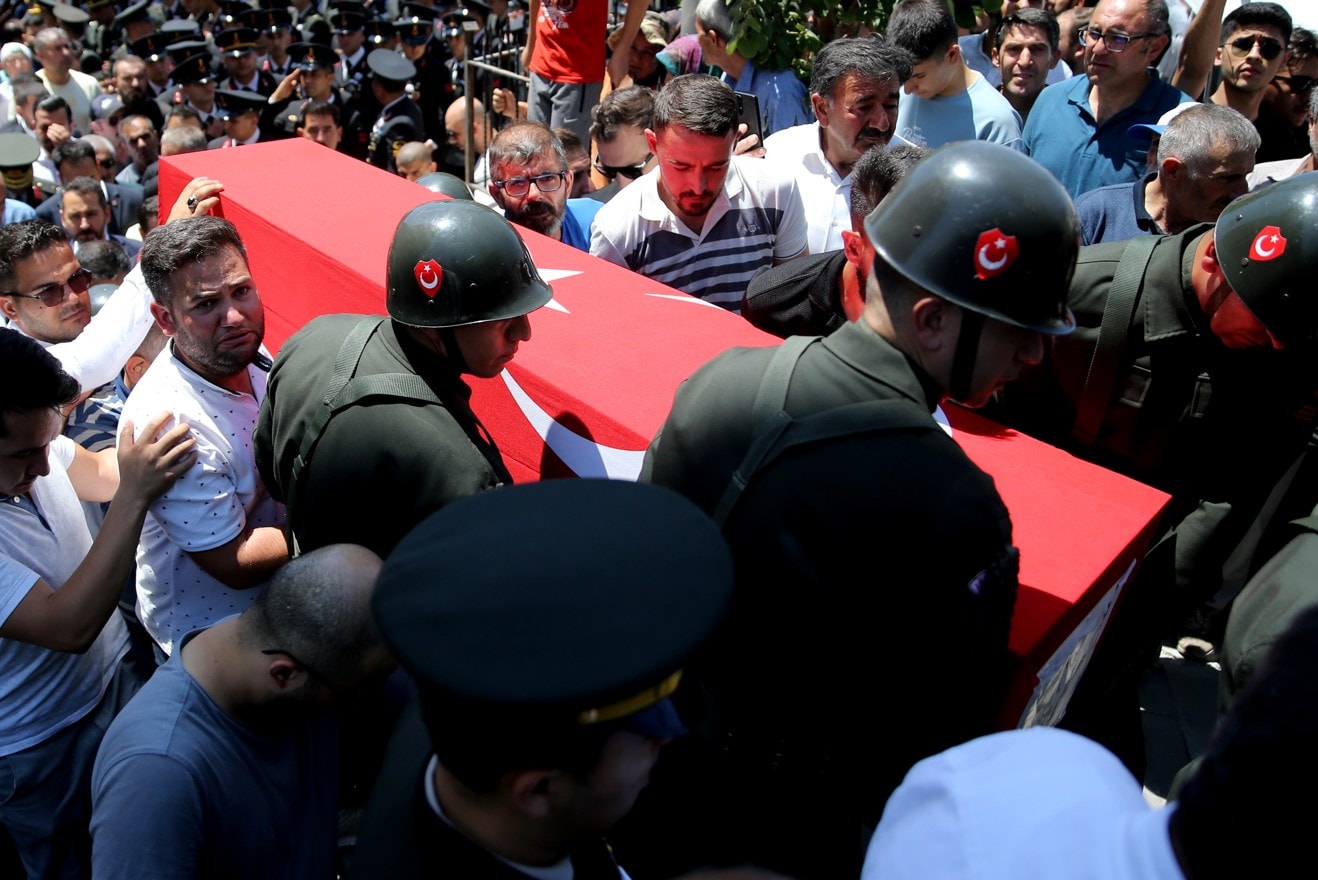 Şehit Uzman Çavuş Cebrail Acar'a veda